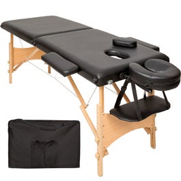 Table de massage pliante 2 Zones Bois, cosmétique, portable