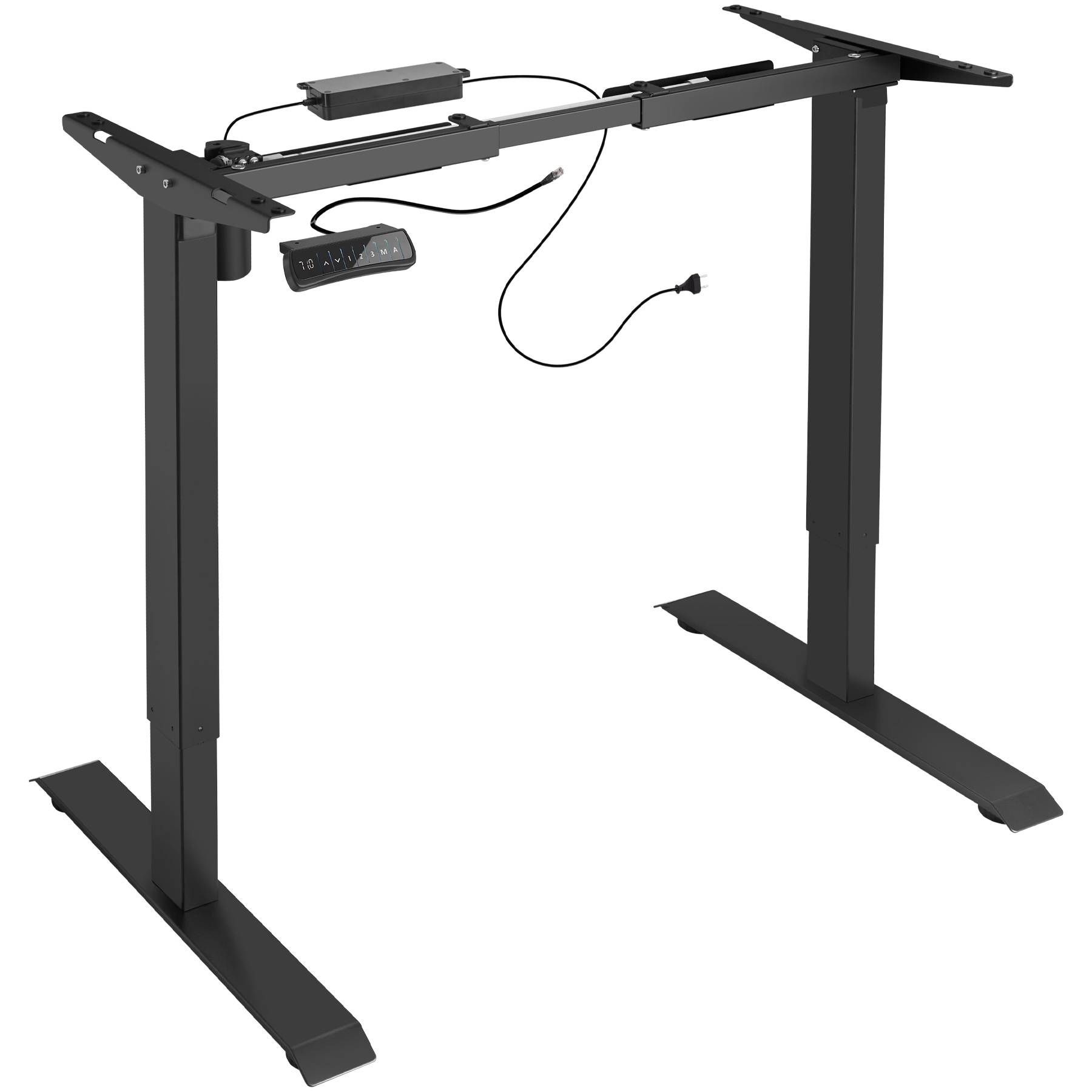 Bureau Pliable Bureau électrique Assis-debout Claiks 100x60cm - Réglable Mémoire Plan De Travail Bois FSC Bureau Pliable Bureau électrique Assis-debout Claiks 100x60cm - Réglable Mémoire Plan De Travail Bois FSC