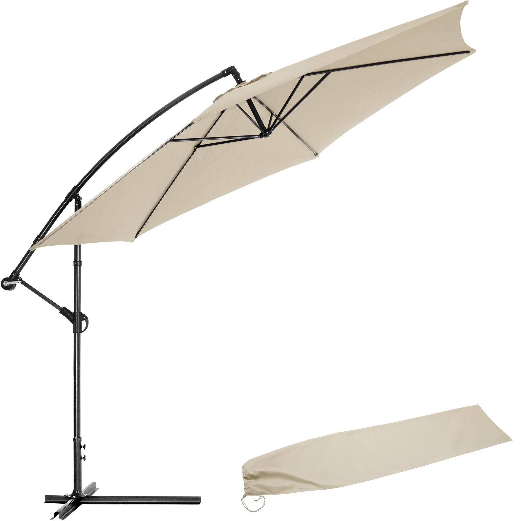 Parasol zweefparasol Ciccio Ø 350cm met beschermhoes