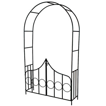 Arche de jardin avec portail