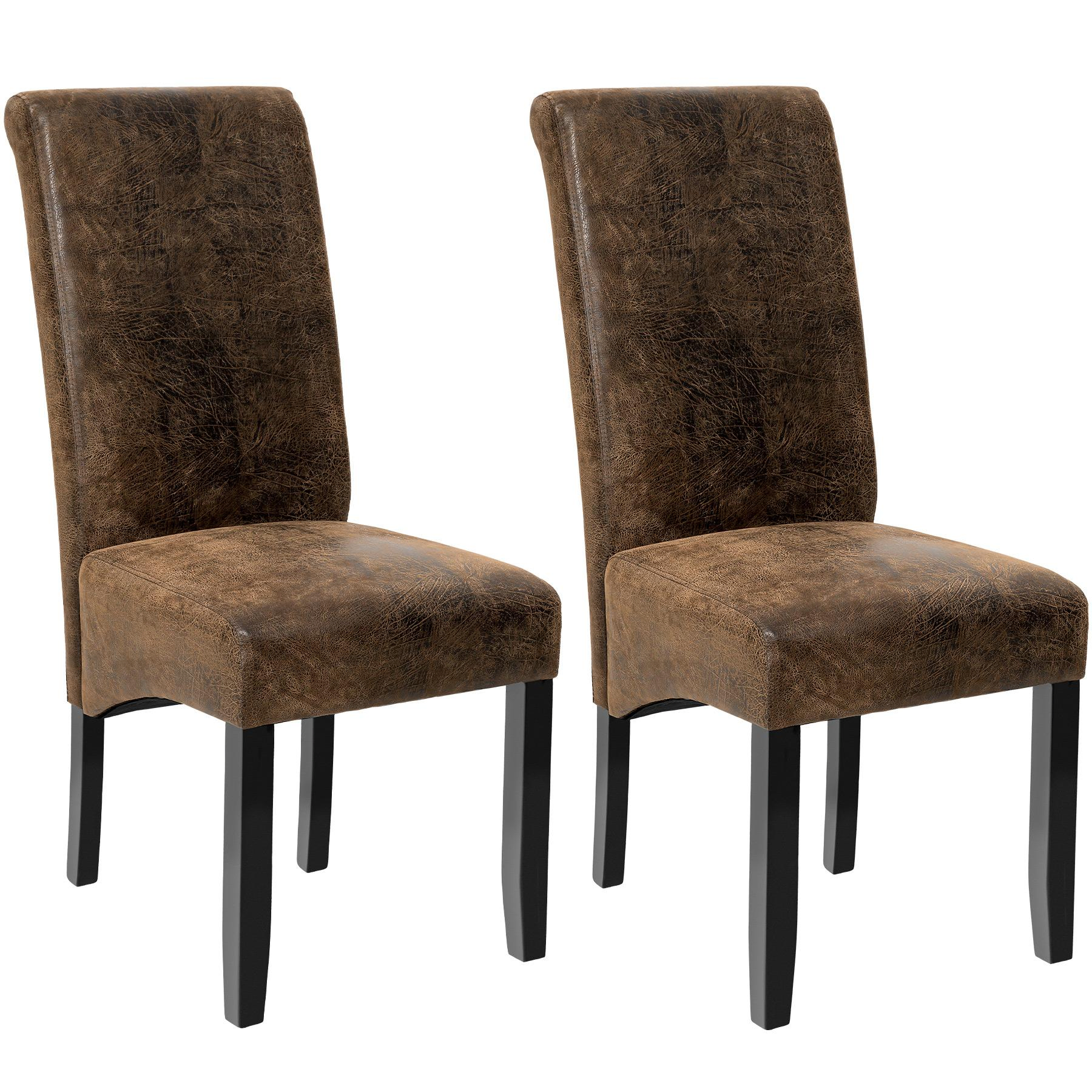 Eetkamerstoel, ergonomisch, massief hardhout