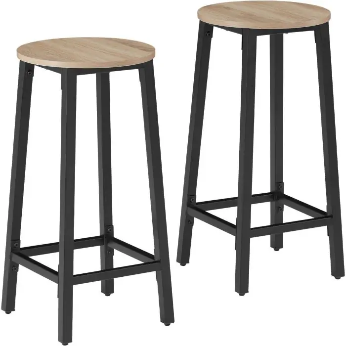 Lot de tabourets de bar CORBY