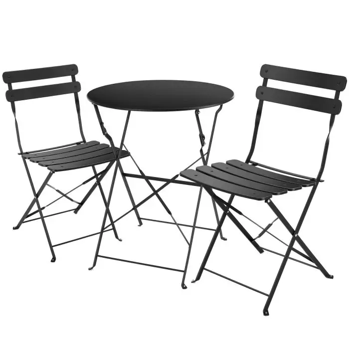 Ensemble table et chaises bistrot FRIEDA