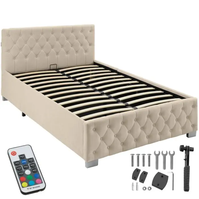 Gestoffeerd bed Sedona 120 x 200 cm
