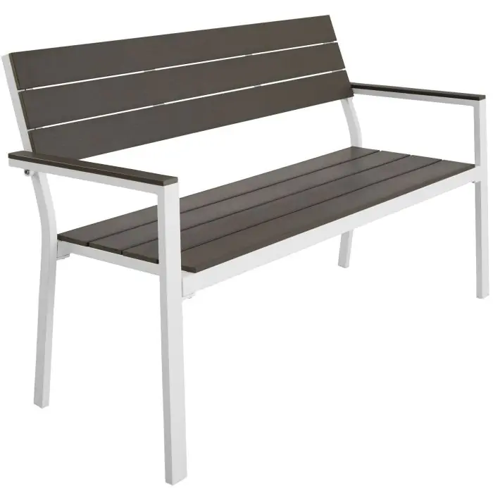 Banc de jardin en aluminium Line