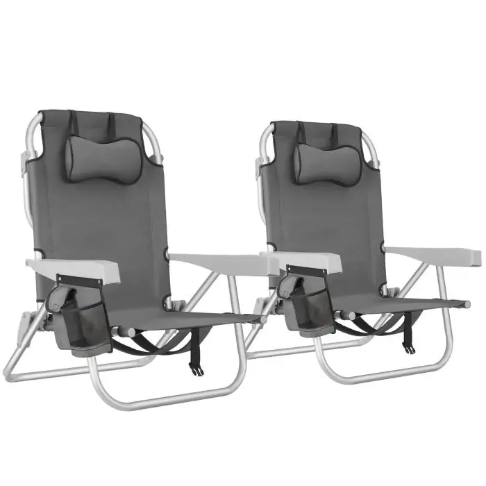 Chaise de plage en aluminium Coral