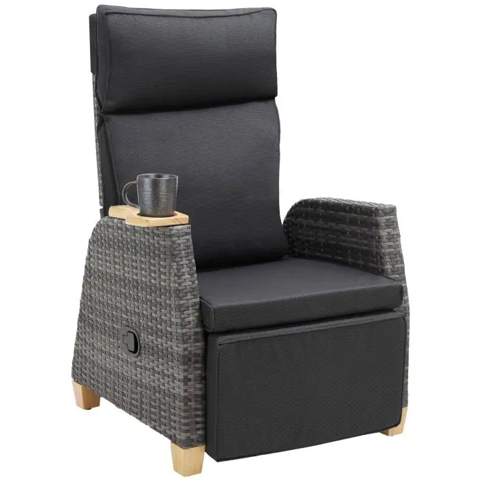 Aluminium rotan fauteuil Pescara