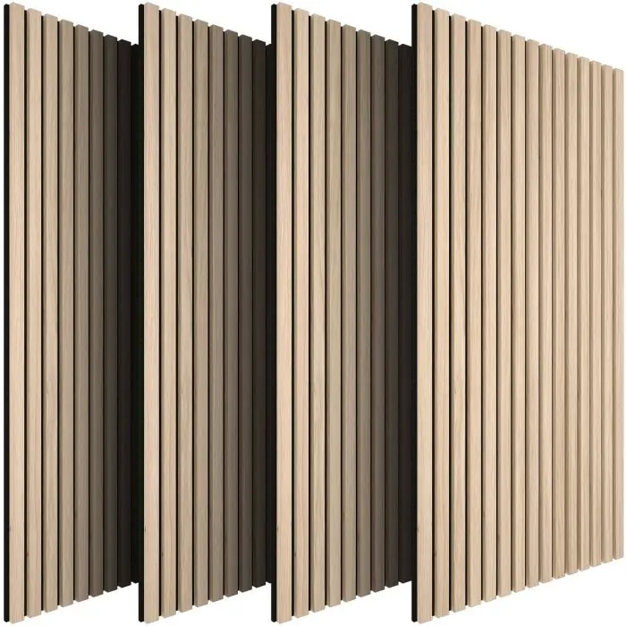 Panneaux acoustiques Aspect bois en chêne clair