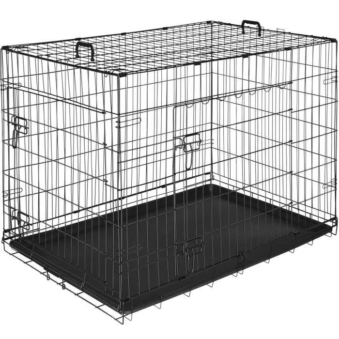 Caisse grillagée pour chien LUNA
