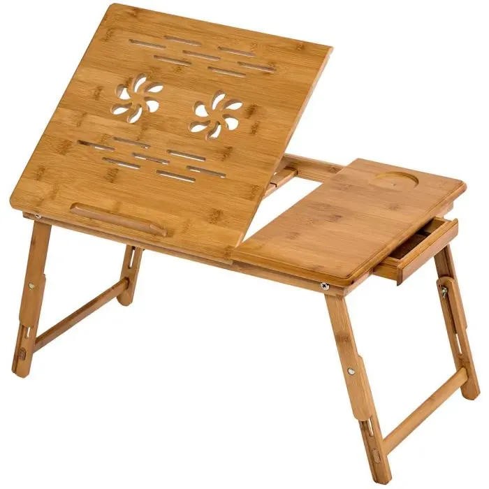 Laptoptafel van bamboe