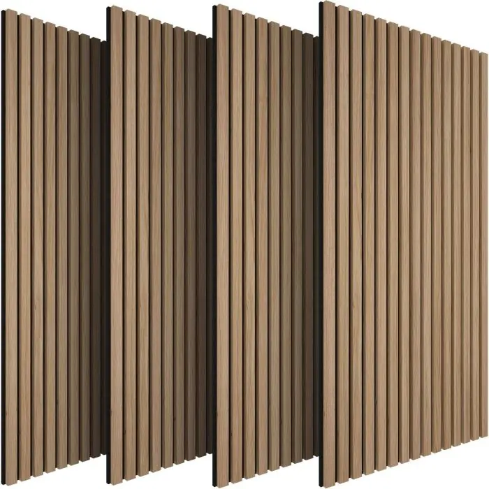 Akoestische panelen houtlook in eiken