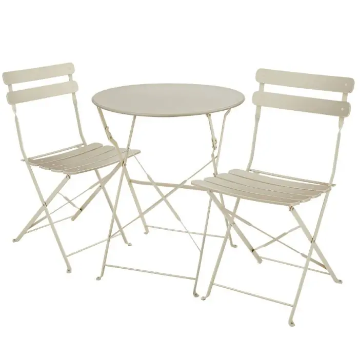 Ensemble table et chaises bistrot FRIEDA