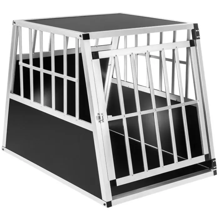 Cage de transport pour chien simple sécurisée SCHNUBI