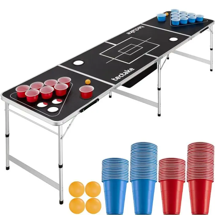 Aluminium Bierpongtisch Beer Ball Blitz