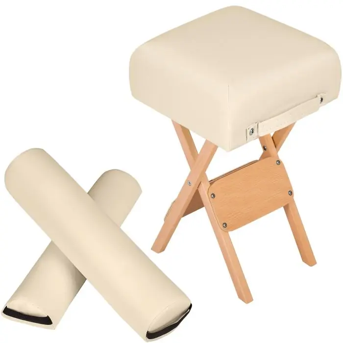Hocker met 2 rolkussens