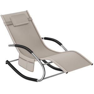 Chaise longue TAYA ergonomique avec fonction de balancement