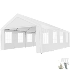 Pavillon Mammut 8x4m avec syst&egrave;me d'embo&icirc;tage, solide et &eacute;tanche