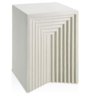 Bijzettafel Aline, voor binnen en buiten, 38 x 38 x 51 cm
