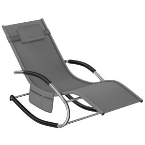 Chaise longue TAYA ergonomique avec fonction de balancement